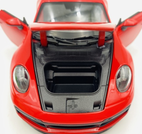 PORSCHE 911 (992) Carrera 4S 2020 model 24099 WELLY 1:24 czerwony