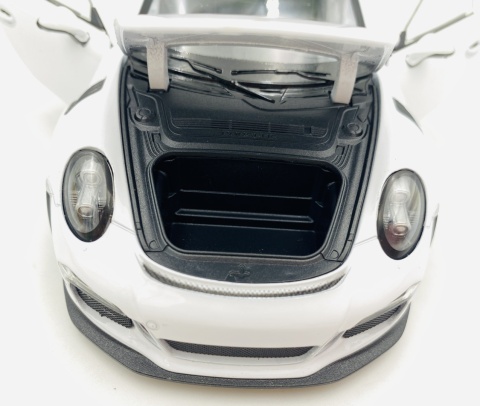 PORSCHE 911 GT3 RS (991) 2016 model 24080 metal WELLY 1:24 biały