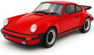 PORSCHE 911 Turbo 3.0 1974 model 24043 metal WELLY 1:24 czerwony