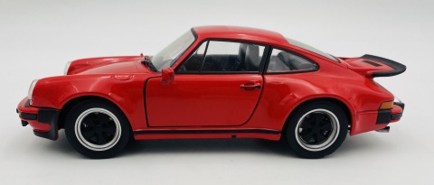 PORSCHE 911 Turbo 3.0 1974 model 24043 metal WELLY 1:24 czerwony