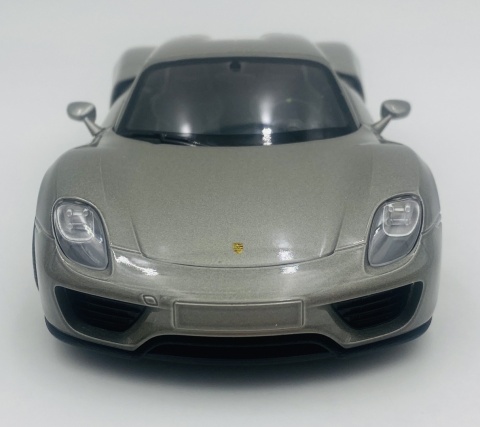 PORSCHE 918 Spyder 2014 model 24055 metal WELLY 1:24 grafitowy