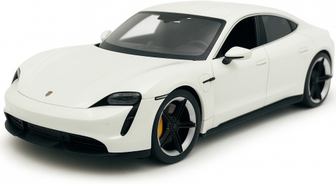 PORSCHE Taycan Turbo S model 24107 metal WELLY 1:24 biały