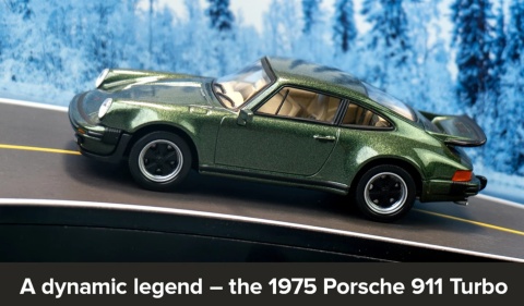 ZESTAW Porsche 911 Turbo kalendarz adwentowy 1:43 oak green Franzis 1:43