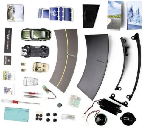 ZESTAW Porsche 911 Turbo kalendarz adwentowy 1:43 oak green Franzis 1:43