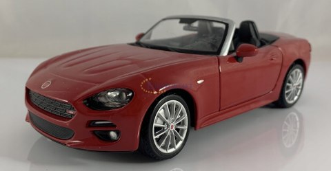 FIAT 124 Spider red model 1:24 Bburago 21083 FIAT 124 Spider red model 1:24 Bburago 21083