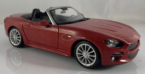 FIAT 124 Spider red model 1:24 Bburago 21083 FIAT 124 Spider red model 1:24 Bburago 21083