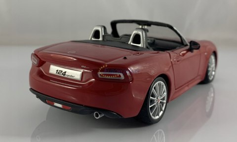 FIAT 124 Spider red model 1:24 Bburago 21083 FIAT 124 Spider red model 1:24 Bburago 21083