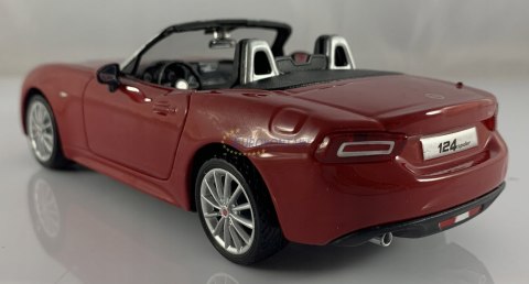 FIAT 124 Spider red model 1:24 Bburago 21083 FIAT 124 Spider red model 1:24 Bburago 21083