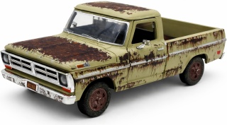1972 Ford F-100 podrdzewiały 1:24 Motormax 79074 Weathered Treasures