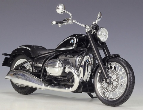 BMW R18 2020 motocykl model 1:12 Welly 62205 czarny