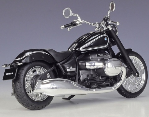 BMW R18 2020 motocykl model 1:12 Welly 62205 czarny