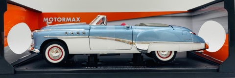 BUICK Roadmaster 1949 1:18 model Motormax 73116 jasny niebieski