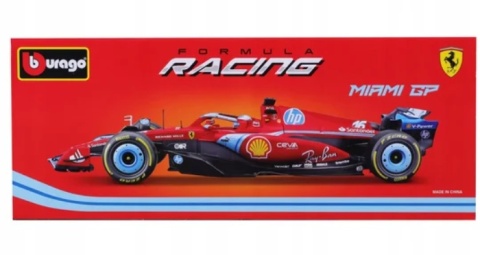 Bolid F1 Ferrari SF24 Leclerc 2024 MIAMI BBurago 1:18
