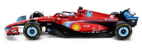 Bolid F1 Ferrari SF24 Leclerc 2024 MIAMI BBurago 1:18