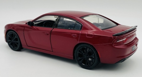 DODGE Charger SXT 2023 model 1:24 Motormax 79387 czerwony
