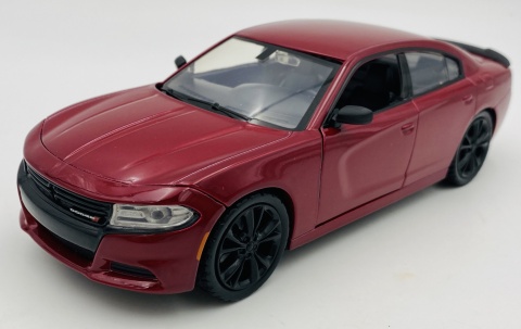 DODGE Charger SXT 2023 model 1:24 Motormax 79387 czerwony