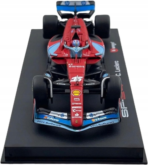 F1 FERRARI F1 SF24 2024 MIAMI Leclerc KASK BBurago 1:43