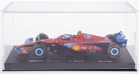 F1 FERRARI F1 SF24 2024 MIAMI Sainz KASK BBurago 1:43