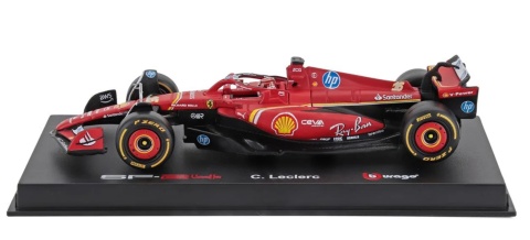 F1 FERRARI F1 SF24 2024 Monaco Leclerc KASK BBurago 1:43