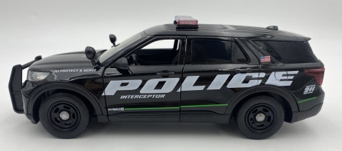 Ford Interceptor Police Utility 2022 Hybrid model 1:24 Motormax 76992