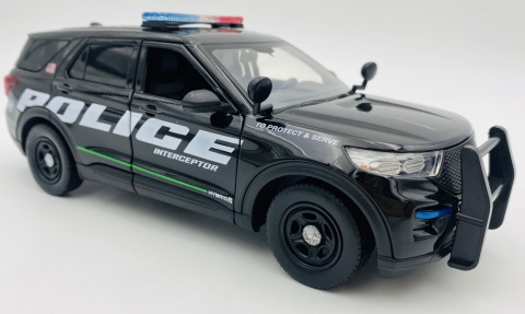 Ford Interceptor Police Utility 2022 Hybrid model 1:24 Motormax 76992