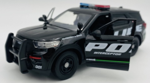 Ford Interceptor Police Utility 2022 Hybrid model 1:24 Motormax 76992