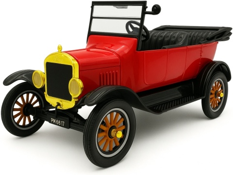 Ford Model T Touring convertible 1925 1:24 Platinum Motormax 79328 czerwony