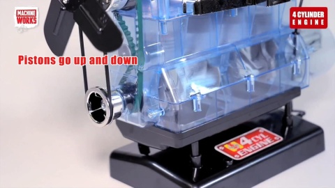 MODEL silnika 4 cylindrowego - ZBUDUJ SWOJE WŁASNE R4 do złożenia Haynes