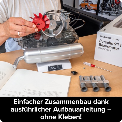 MODEL silnika Porsche 911 boxermotor 6 cylindrów- do złożenia Franzis 1:3