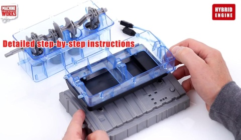 MODEL silnika hybrydowegoo - ZBUDUJ SWOJĄ WŁASNĄ HYBRYDĘ do złożenia Haynes