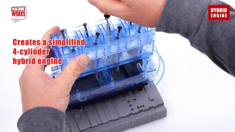 MODEL silnika hybrydowegoo - ZBUDUJ SWOJĄ WŁASNĄ HYBRYDĘ do złożenia Haynes