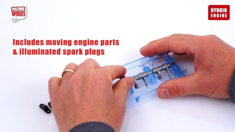 MODEL silnika hybrydowegoo - ZBUDUJ SWOJĄ WŁASNĄ HYBRYDĘ do złożenia Haynes