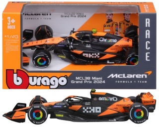 McLaren MCL38 F1 2024 Miami #4 Lando Norris BBurago model 1:43