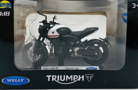 TRIUMPH Trident 660 motocykl model 1:18 Welly