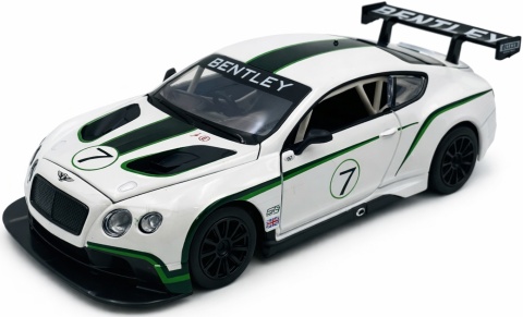 BENTLEY Continental GT3 światło dźwięk model METAL 1:24 MSZ 68266 biały