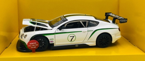 BENTLEY Continental GT3 światło dźwięk model METAL 1:24 MSZ 68266 biały