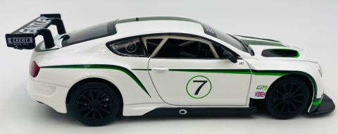 BENTLEY Continental GT3 światło dźwięk model METAL 1:24 MSZ 68266 biały