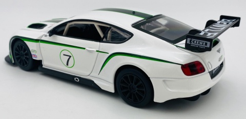 BENTLEY Continental GT3 światło dźwięk model METAL 1:24 MSZ 68266 biały