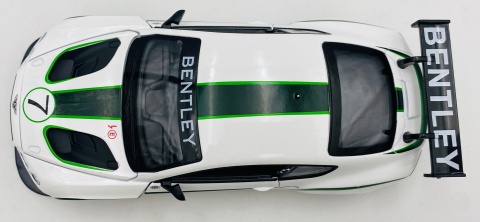 BENTLEY Continental GT3 światło dźwięk model METAL 1:24 MSZ 68266 biały