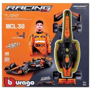 Bolid do składania F1 McLaren MCL38 #4 Lando Norris 1:24