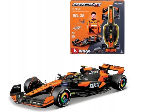 Bolid do składania F1 McLaren MCL38 #4 Lando Norris 1:24