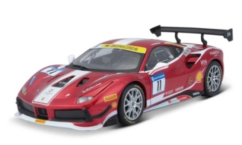 FERRARI RACING - 488 CHALLENGE (FORMULA RACING 2017) Red #11 do składania 26586