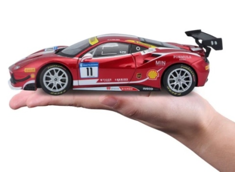 FERRARI RACING - 488 CHALLENGE (FORMULA RACING 2017) Red #11 do składania 26586