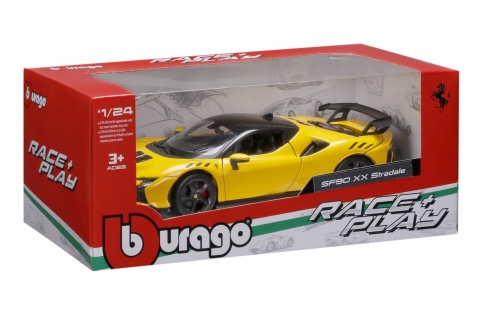 FERRARI SF90 XX STRADALE model 26032 żółty 1:24