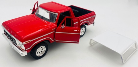 Ford Bronco (hard top) 1978 1:24 Motormax 79373 czerwony