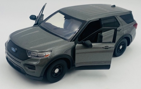 Ford Explorer Interceptor szary bez oznaczeń 2022 1:24 Motormax 76998