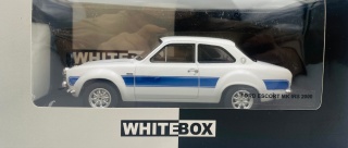 Ford Escort MK II RS 2000 model 124250 WhiteBox 1:24 biały
