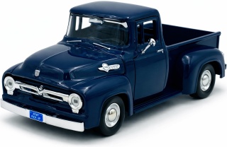 Ford F-100 Pickup 1956 1:24 Motormax 73235 granatowy