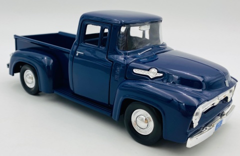 Ford F-100 Pickup 1956 1:24 Motormax 73235 granatowy