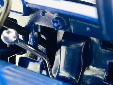 Ford F-100 Pickup 1956 1:24 Motormax 73235 granatowy